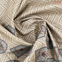 Royal Beige Semi Tussar Saree