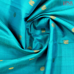 Chintamani Blue Kanchipuram Silk Saree
