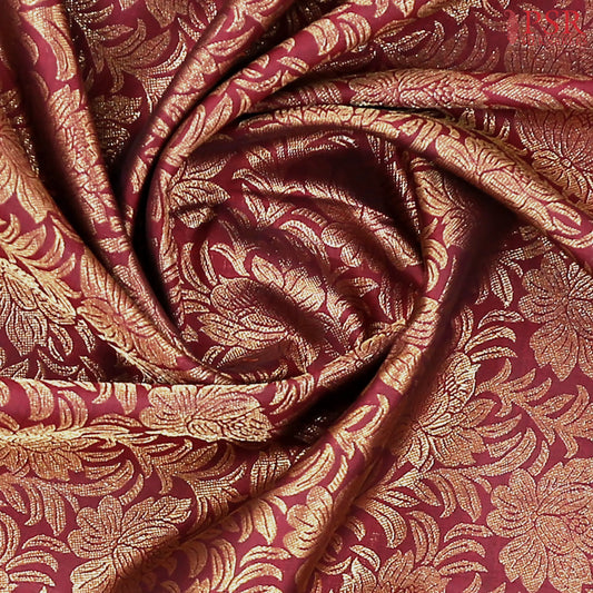 Maroon Bridal Kanchipuram Silk Saree