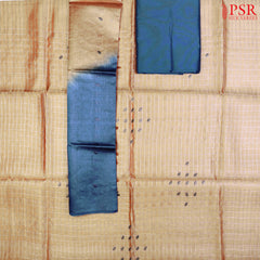 Tan Tussar Silk Dress Material