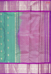 Jade Green Kanchipuram Silk Saree