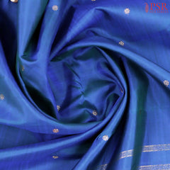 Yale Blue Kanchipuram Silk Saree