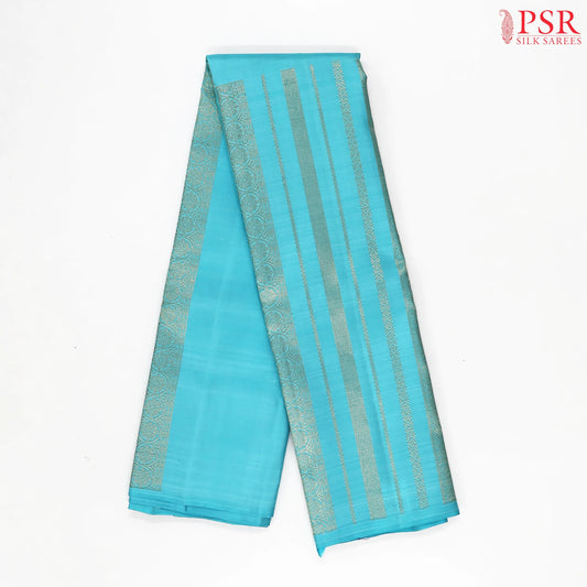 Light Blue Kanchipuram Silk Saree