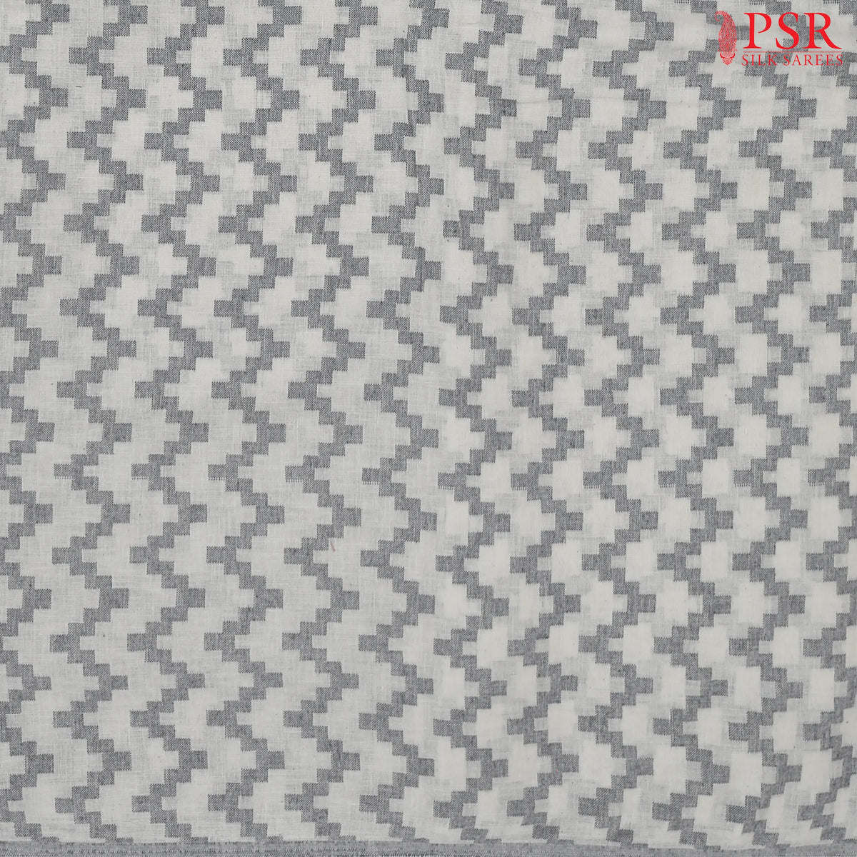 Off White Cotton Dobby Running Material