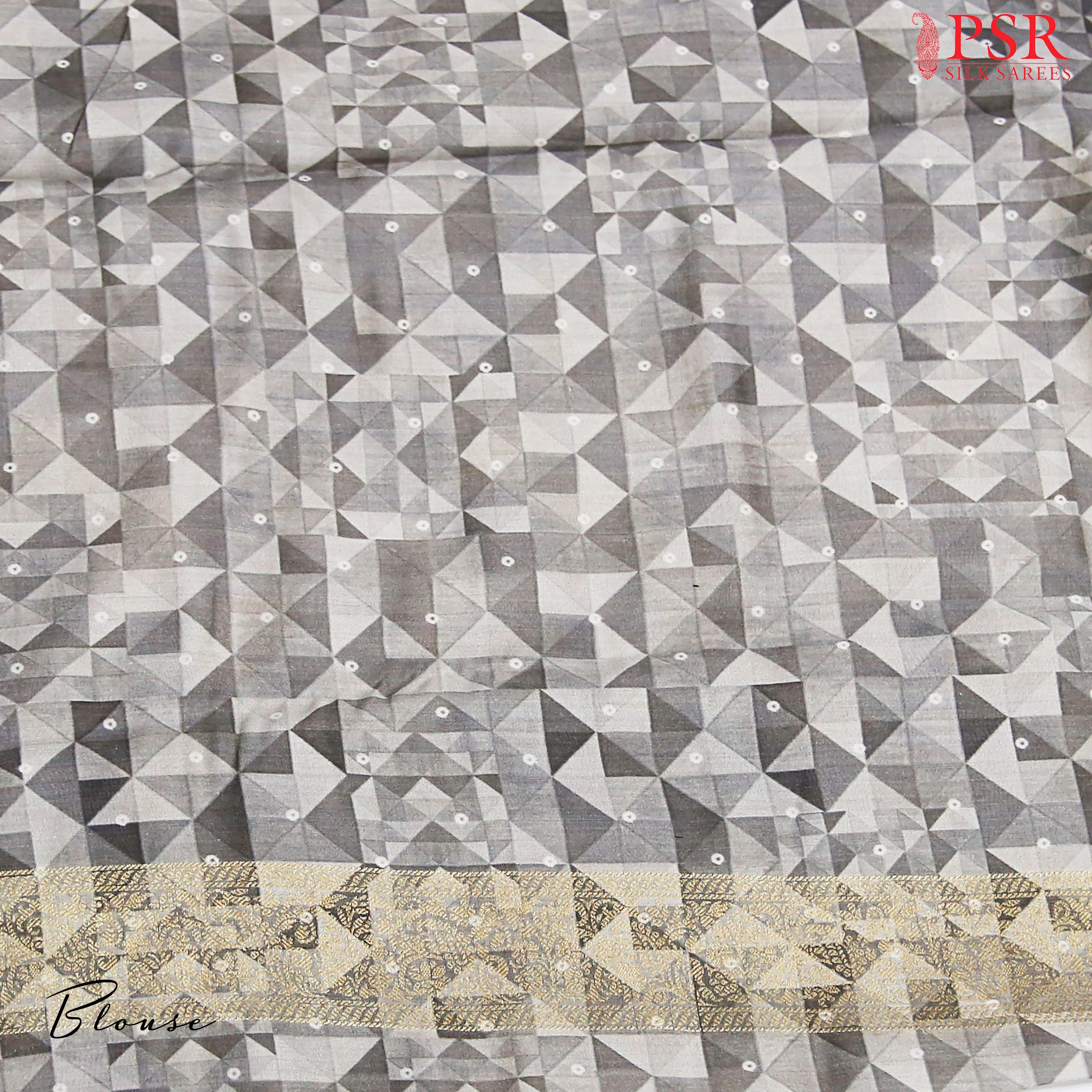 Dupion Silk - Grey Tone