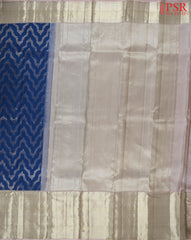 Yale Blue Kanchipuram Silk Saree