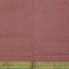 Maroon & Beige Mangalagiri Cotton Saree