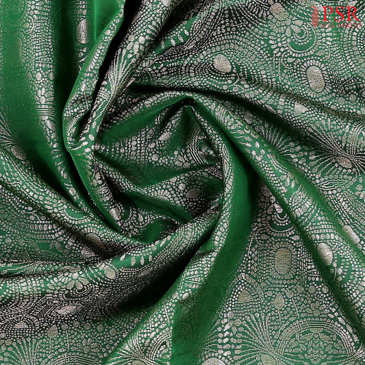 Dark Green Soft Silk Saree