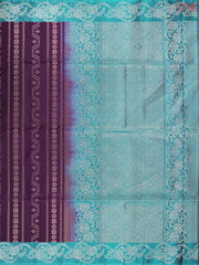 Dark Violet Soft Silk Saree