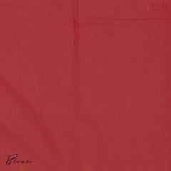 Persian Red Byloom Cotton Saree