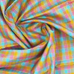 Multicolor Kanchipuram Silk Saree