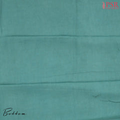 Turquoise Blue Cotton Dress Material