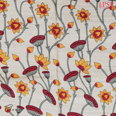 Onion Pink Kadhi Tussar Silk Saree