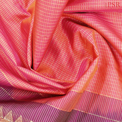 Crimson Red Kanchipuram Silk Saree