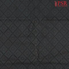 Shadow Black Hacoba Embroidery Running Material