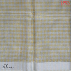 Gold & Mint Tissue Saree