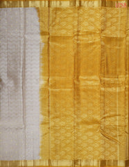 Beige Fancy Kanchipuram Silk Saree