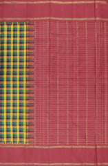 Multicolor Kanchipuram Silk Saree