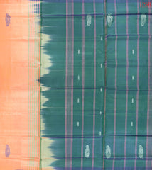 Khavi Orange Vazhainaar Silk Saree