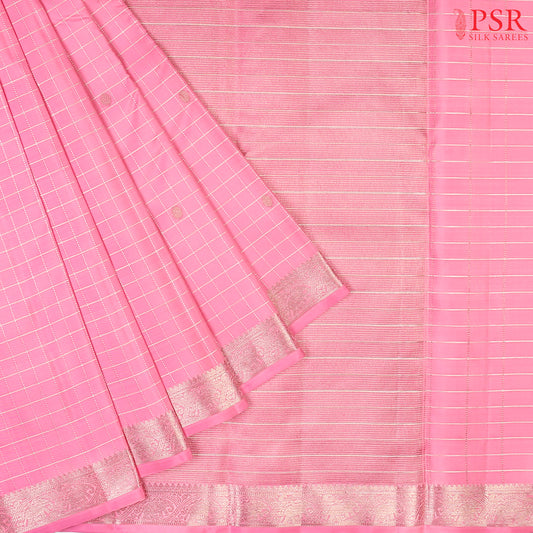 Light Pink Kanchipuram Silk Saree