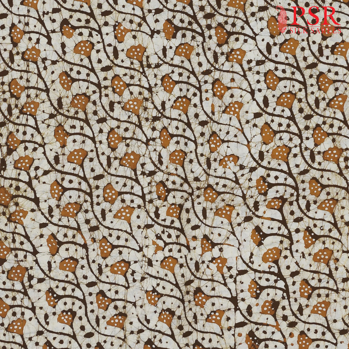 Brown Batik Print Running Material