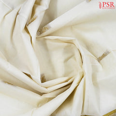 Cream Beige Kerala Cotton Saree