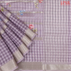 Heather Purple Kota Saree