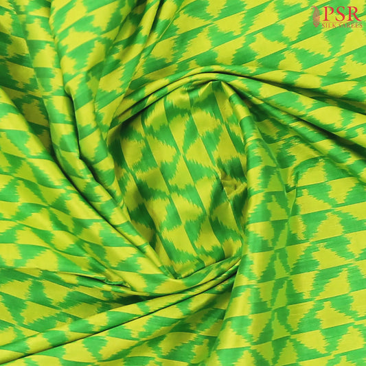 Chartreuse Green Pochampally Silk Saree