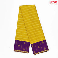 Tuscany Yellow Kanchipuram Silk Saree