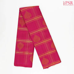 Dark Pink Kanchipuram Silk Saree