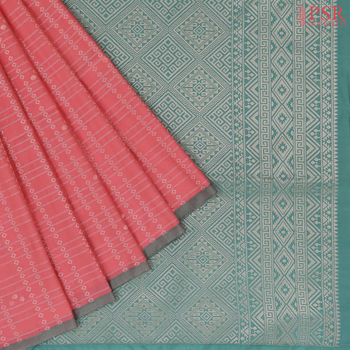 Flamingo Pink Soft Art Silk Saree