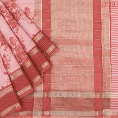 Flamingo Pink Asssam Saree