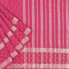 Magenta Pink Assam Saree