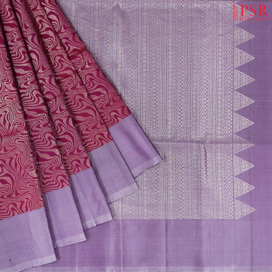 Soft Maroon Soft Silk Saree