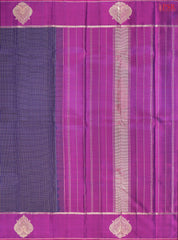 Dark Blue Kanchipuram Silk Saree