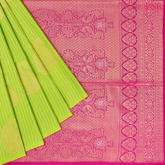 Chartreuse Green Soft Art Silk Saree
