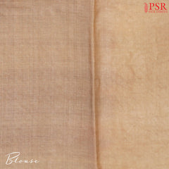 Maroon Kadhi Tussar Silk Saree