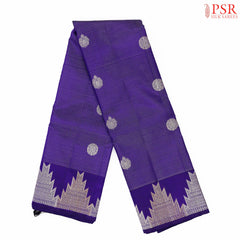 Spanish Violet Kanchipuram Silk Saree
