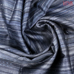 Dark Slate Blue Ghicha Kadhi Tussar Silk Saree