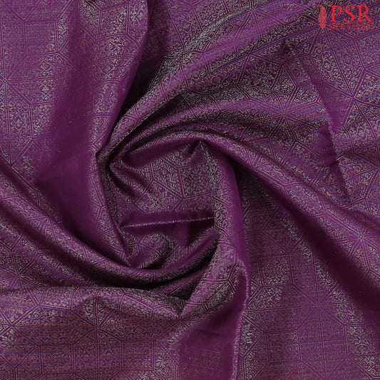 Dark Magenta Purple Soft Silk Saree