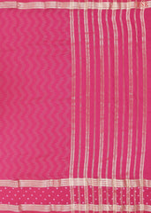 Magenta Pink Assam Saree