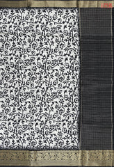 Grey Modal Silk Saree