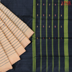 Light Saffron Vazhainaar Silk Saree