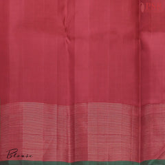Flax Yellow Kanchipuram Silk Saree