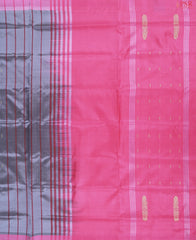 Zinc Grey Vazhainaar Silk Saree