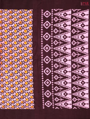 Flamingo Pink Pochampally Silk Saree