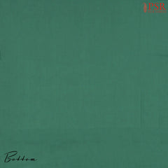 Pine Green Moonga Silk Dress Material