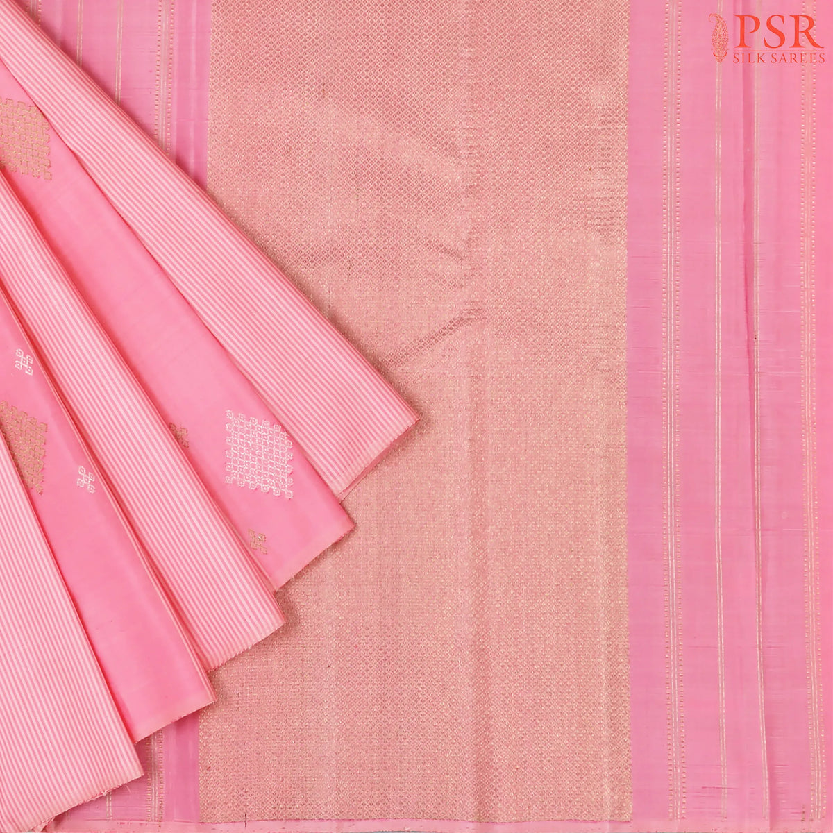 Light Pink Kanchipuram Silk Saree