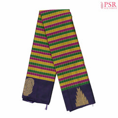 Tricolor Kanchipuram Silk Saree