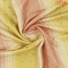 Yellow & Orange Linen Running Material